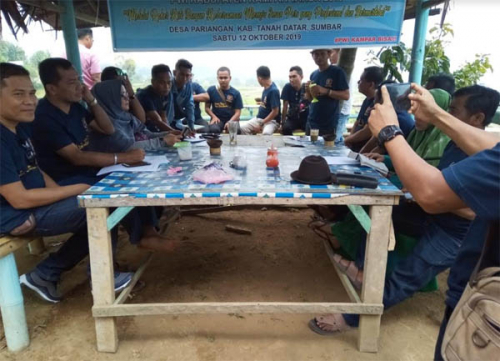 PWI Kampar Gelar Raker Semester 2019 di Desa Terindah di Dunia