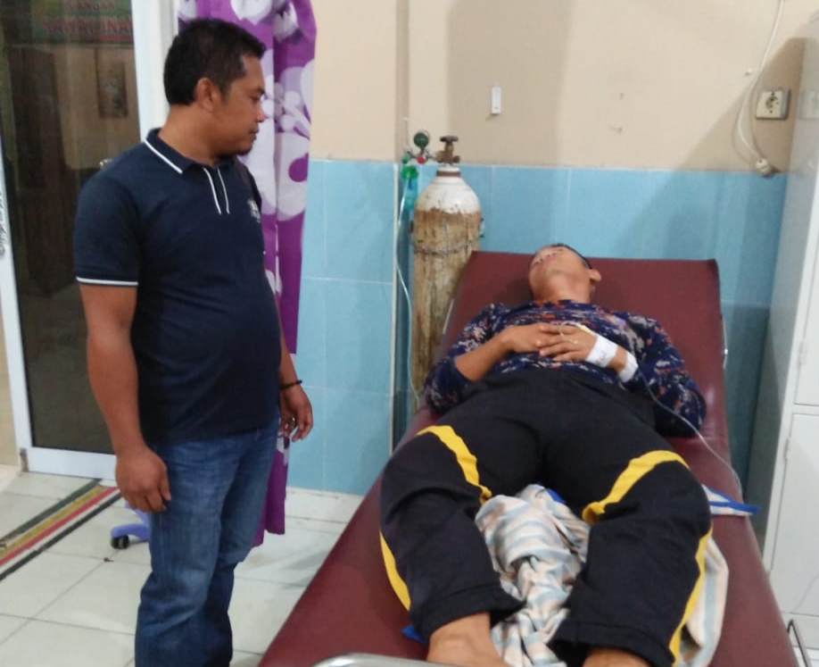 Periksa Kapal TB Terus Daya, Anggota Polairud Polda Riau Tergilas Ponton di Sungai Siak