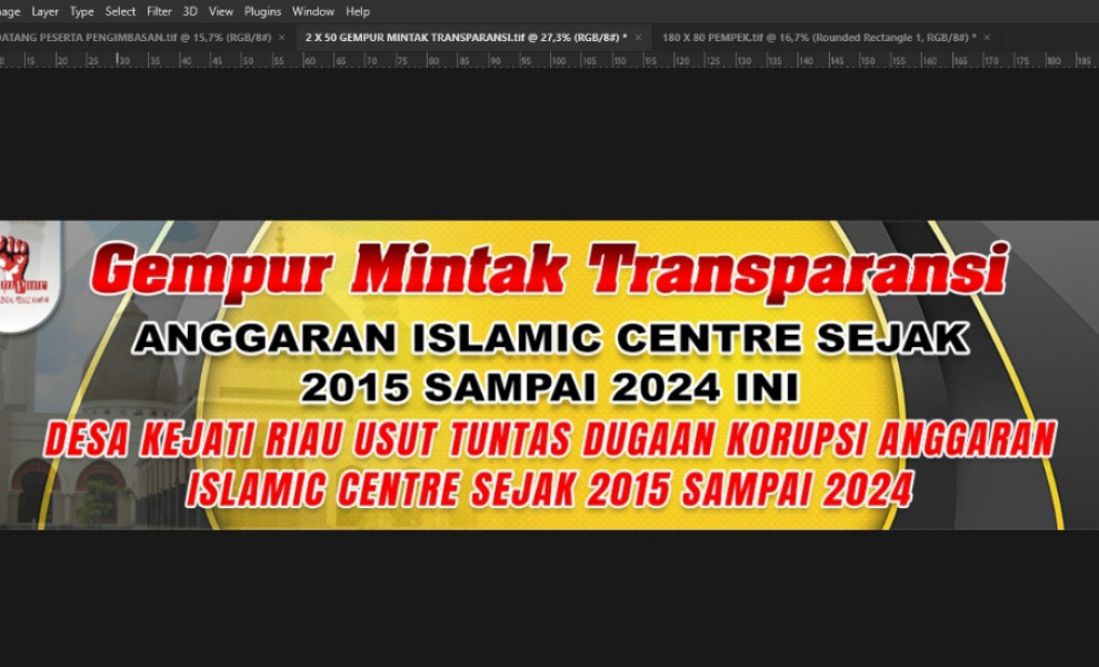 LSM Gempur Sorot Pengelolaan Keuangan Islamic Centre, Desak Kejati Usut Dugaan Korupsi