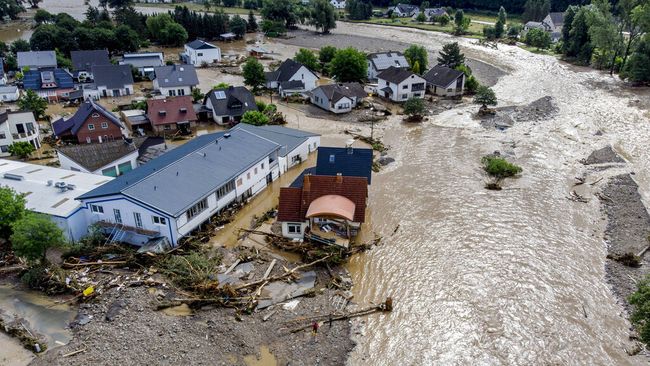 Banjir Bandang Landa Jerman, Sedikitnya 42 Orang Tewas dan Puluhan Lainnya Hilang