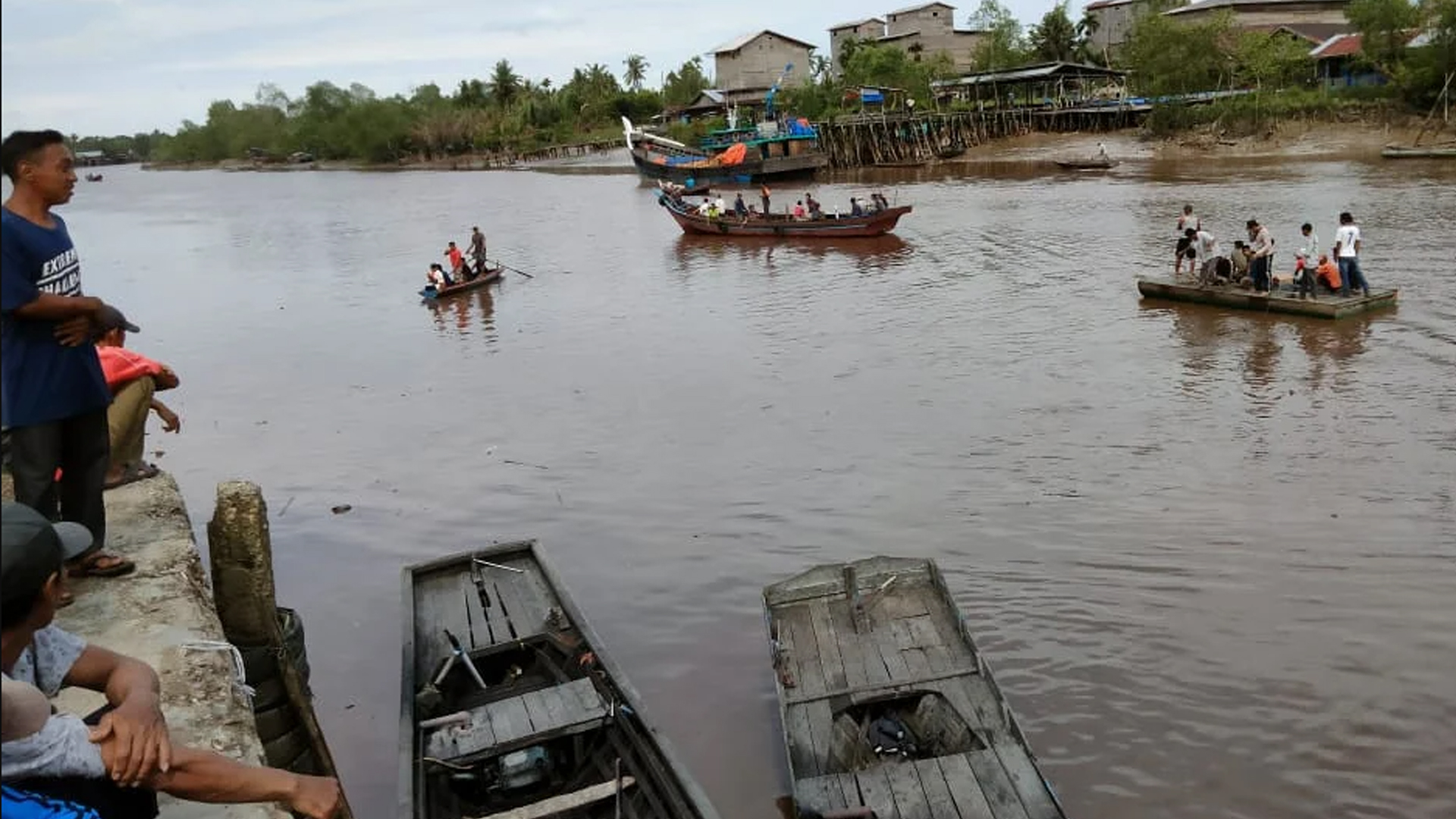 Kapal Pompong Karam di Sungai Inhil, 1 Warga Gaung Anak Serka Tewas
