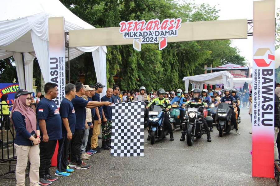 Deklarasi Pilkada Damai, Bawaslu Kuansing Ajak Masyarakat Aktif Awasi Pilkada