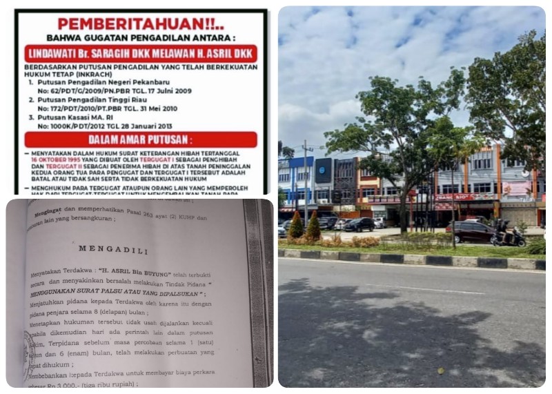 Sejumlah Pihak Didesak Kosongkan Tanah di Arifin Ahmad Pekanbaru, Ini Faktanya