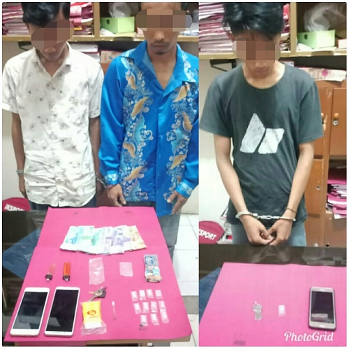 3 Pemuda di Tangkap Polisi saat Ingin Transaksi Narkoba 