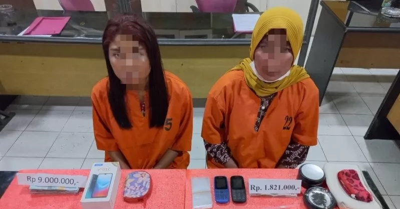 Edarkan Sabu-sabu di Gaung Inhil, Bibi dan Keponakan Ditangkap Polisi