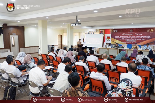KPU Riau Gelar Bimtek Strategi Pengembangan PPID Tingkatkan Informasi Publik