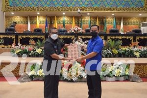 DPRD Riau Gelar Paripurna Ranperda Perubahan Atas Perda Nomor 2 Tahun 2016