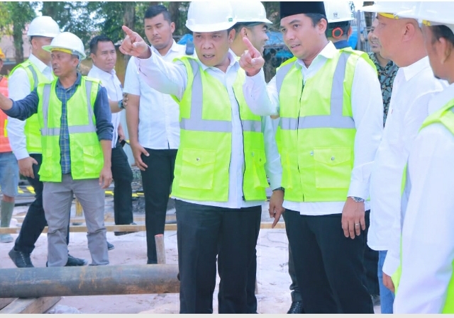 Terus Digesa, Pembangunan Ulang Pasar Palapa Pekanbaru Sudah 45 Persen