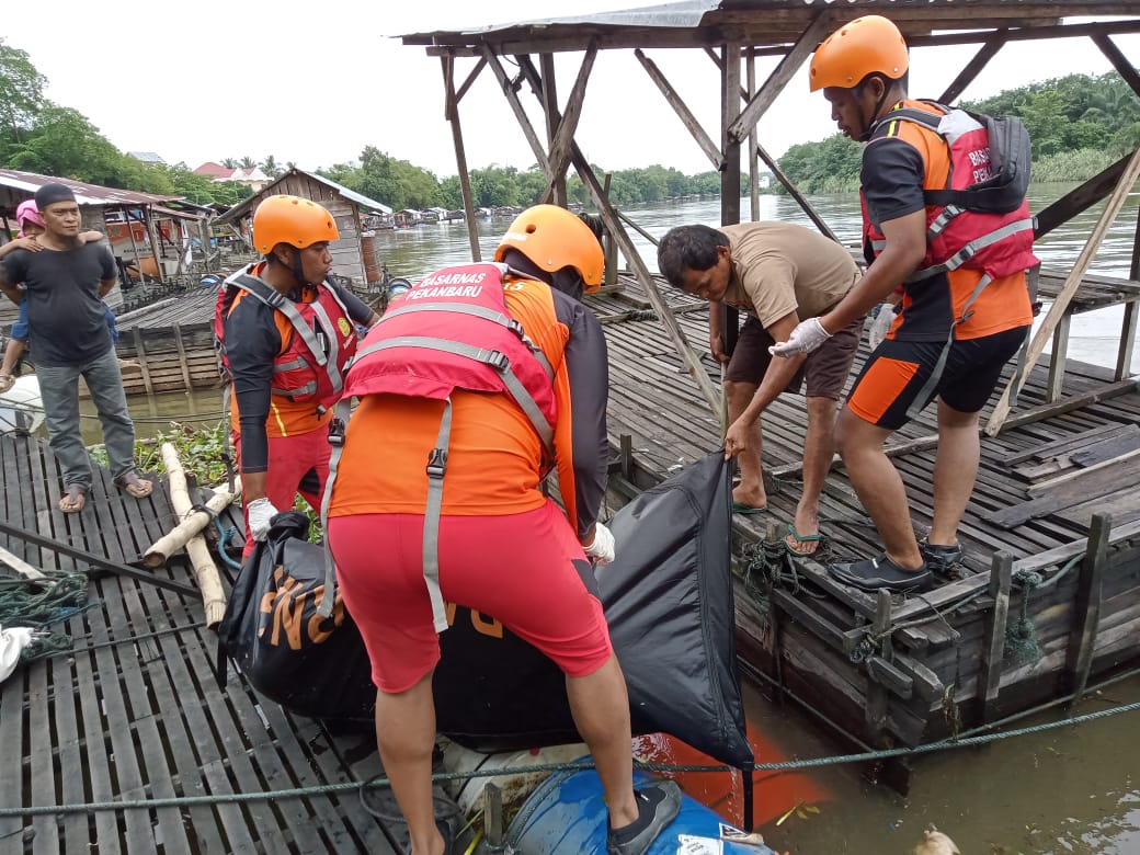 2 Hari Pencarian, Remaja Tenggelam di Sungai Kampar Ditemukan Tewas