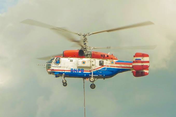 6 Helikopter BNPB Siaga Karhutla di Riau Ditarik, Ini Alasannya