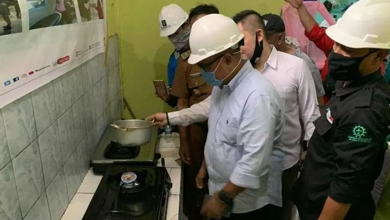 5.077 Rumah Warga Pekanbaru di Kecamatan Senapelan, Sukajadi dan Marpoyan Dialiri Jaringan Gas