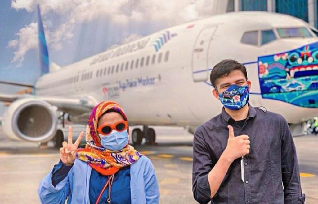 Juara Kompetisi, 'Masker' Pesawat Garuda Karya Desainer Asal Kuansing