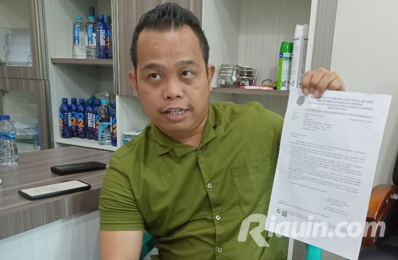 BPN Riau Terbitkan Surat, Isinya Tegaskan PT DSI Belum Pernah Ajukan HGU