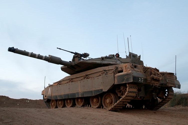 Tank Israel Menembak di Jalur Gaza Dari Posisi Perbatasan