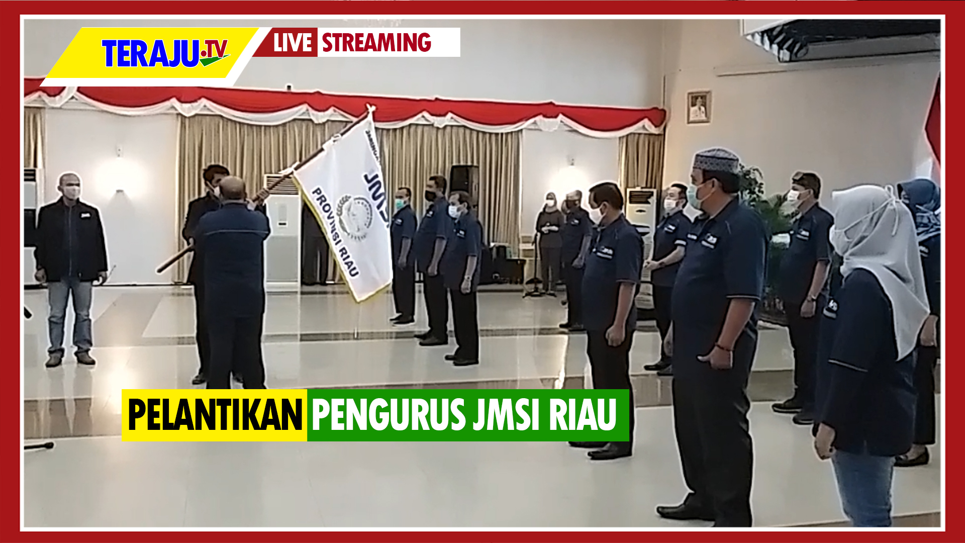 Pengurus JMSI Riau Dilantik, Wagubri Edy Nasution: Tetap Sampaikan Kritik