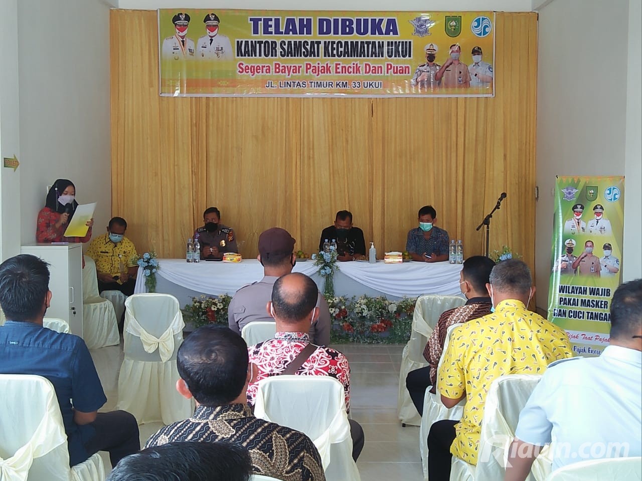 Kabar Gembira Bagi Warga Ukui, Kantor Samsat Kecamatan Ukui Resmi Dibuka