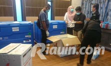 Hari Ini, 17 UPT Puskesmas di Bengkalis Terima Vaksin Corona