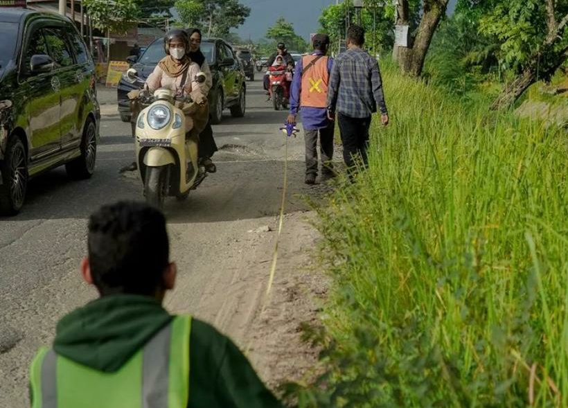 Jalan Parit Indah Pekanbaru Mulai Diperbaiki, Saat Ini Masuk Tahap Rekayasa Lapangan