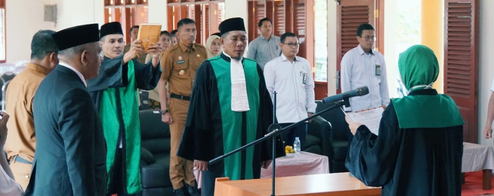 Pjs Bupati Kuansing Hadiri Pelantikan Wakil Ketua PA Teluk Kuantan