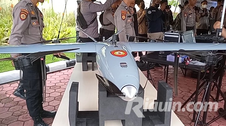 Polda Riau Miliki Drone Super Canggih, Ini Fungsinya