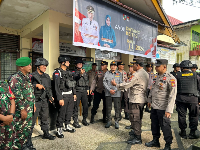 Amankan Situasi Paska Pemilu, Polresta Pekanbaru Gelar Patroli Sinergitas