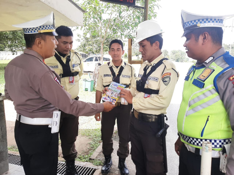 Subdit Gakkum Ditlantas Polda Riau Gencar Laksanakan Patroli Dialogis Pemilu Damai 2024