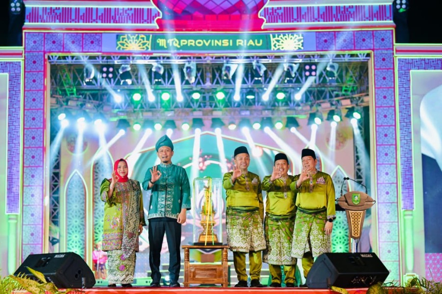 Pembukaan MTQ Ke-43 Provinsi Riau di Bengkalis Berlangsung Spektakuler