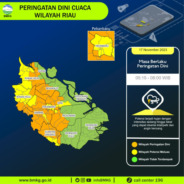Sejumlah Hotspot Karhutla Masih Terdeteksi di Riau, Kualitas Udara Terus Membaik