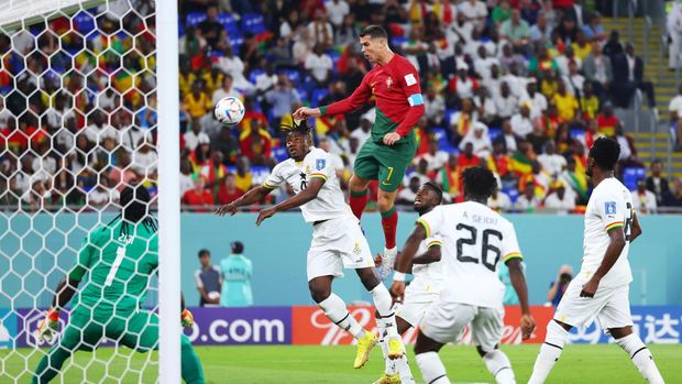Ronaldo Cetak Gol, Portugal Susah Payah Jinakkan Ghana