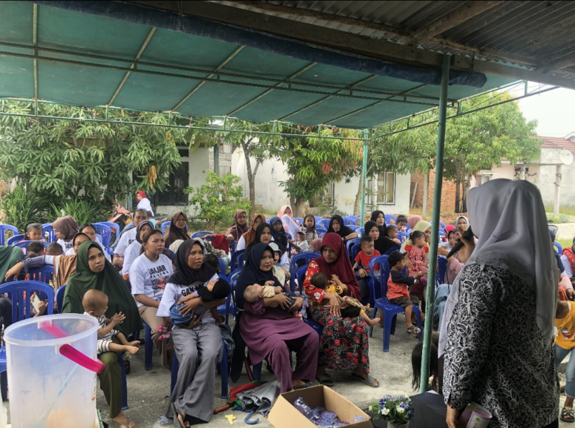Mak Ganjar Beri Penyuluhan Pencegahan Stunting di Kampar, Riau