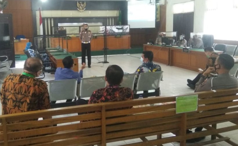 Polda Riau Sosialisasi Tilang Elektronik kepada Hakim PN Pekanbaru