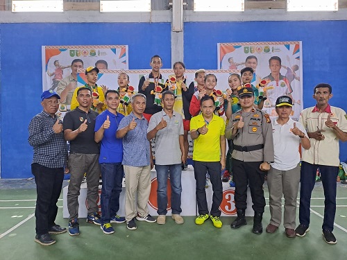Badminton Inhil Juara Umum di Porprov Riau 2022