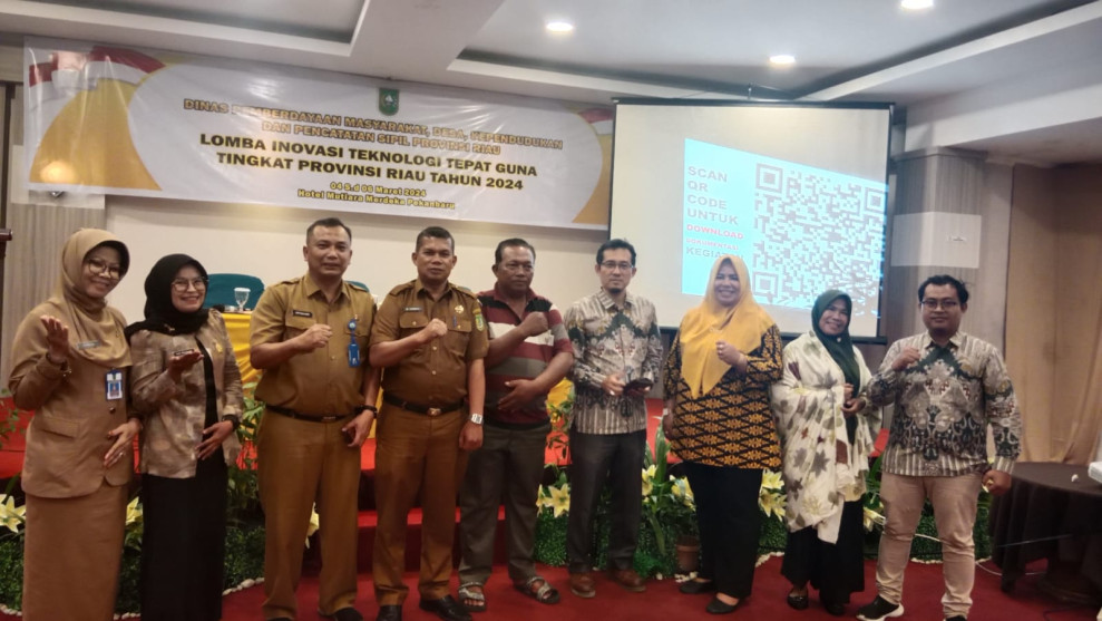 Kabupaten Rohil Raih Juara I Lomba Inovasi TTG Tingkat Provinsi Riau Tahun 2024
