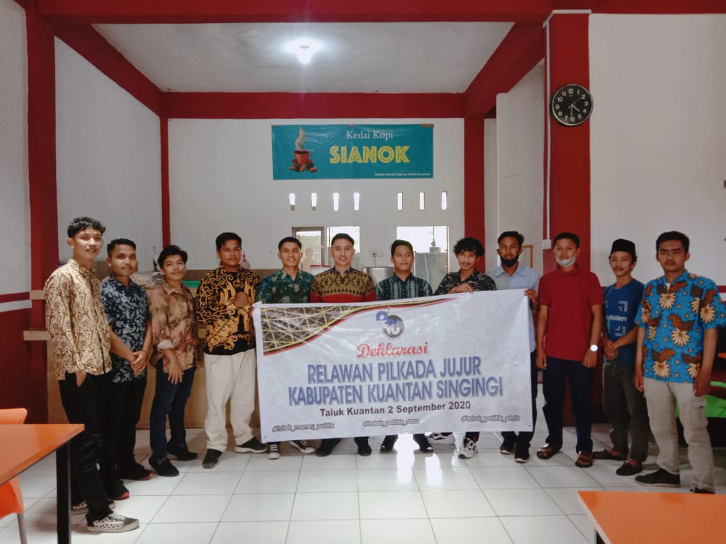 Relawan Pilkada Jujur Kabupaten Kuansing Resmi Terbentuk