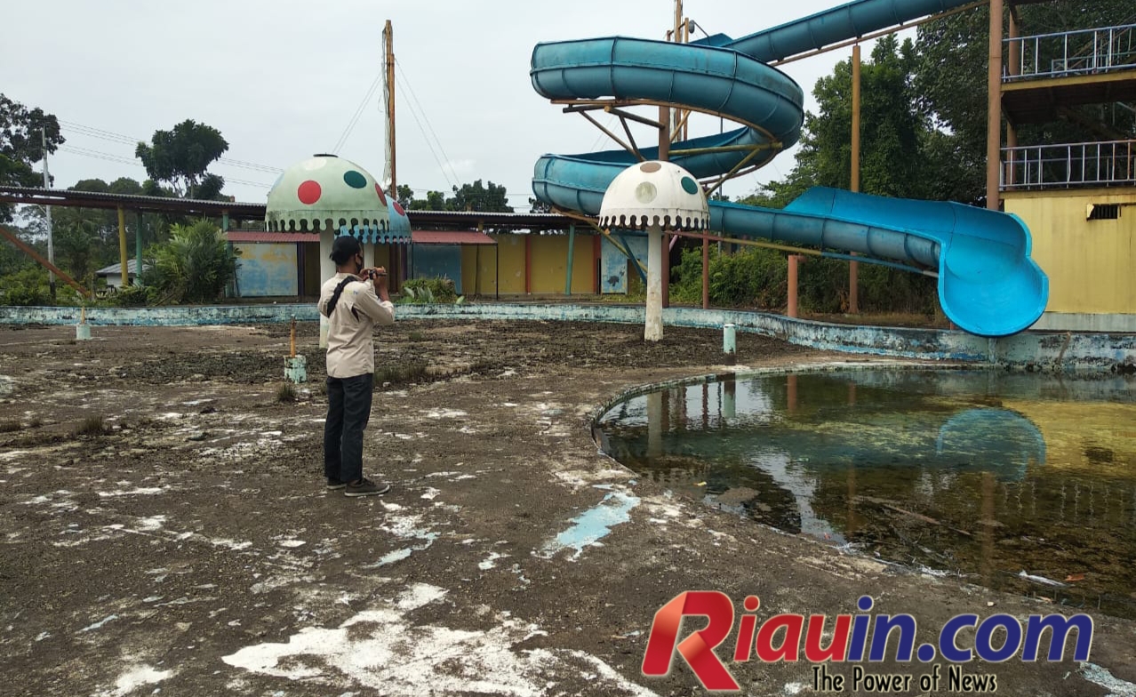 Dikelola BUMD Bengkalis, Kolam Renang Putri Sembilan dan Water Park Putri Mayang Tak Terurus