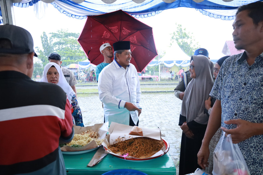 Bupati Siak Resmikan Pasar Ramadhan Kampung Dalam