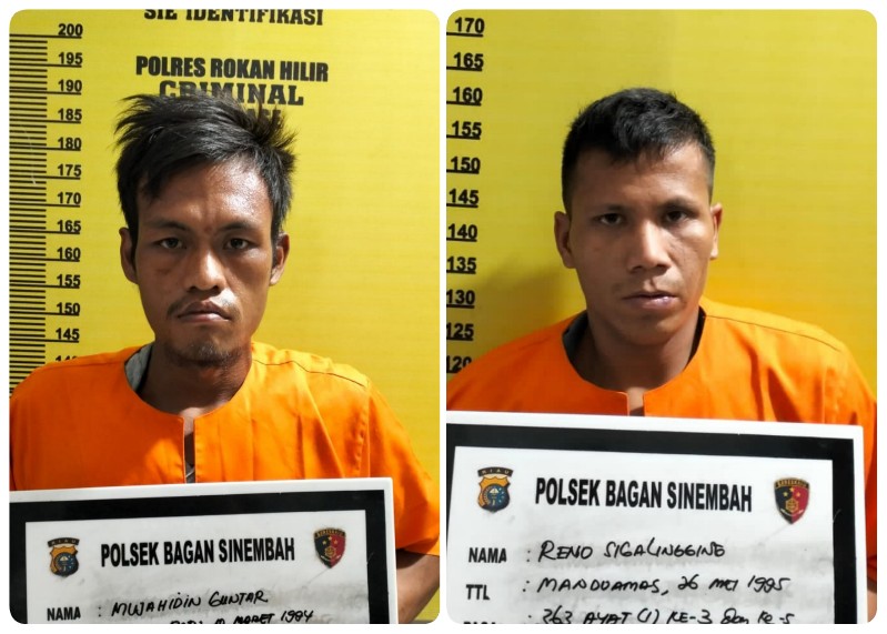 Sikat Laptop dan Emas, Polisi Tangkap 2 Pencuri Rumah di Bagan Sinembah