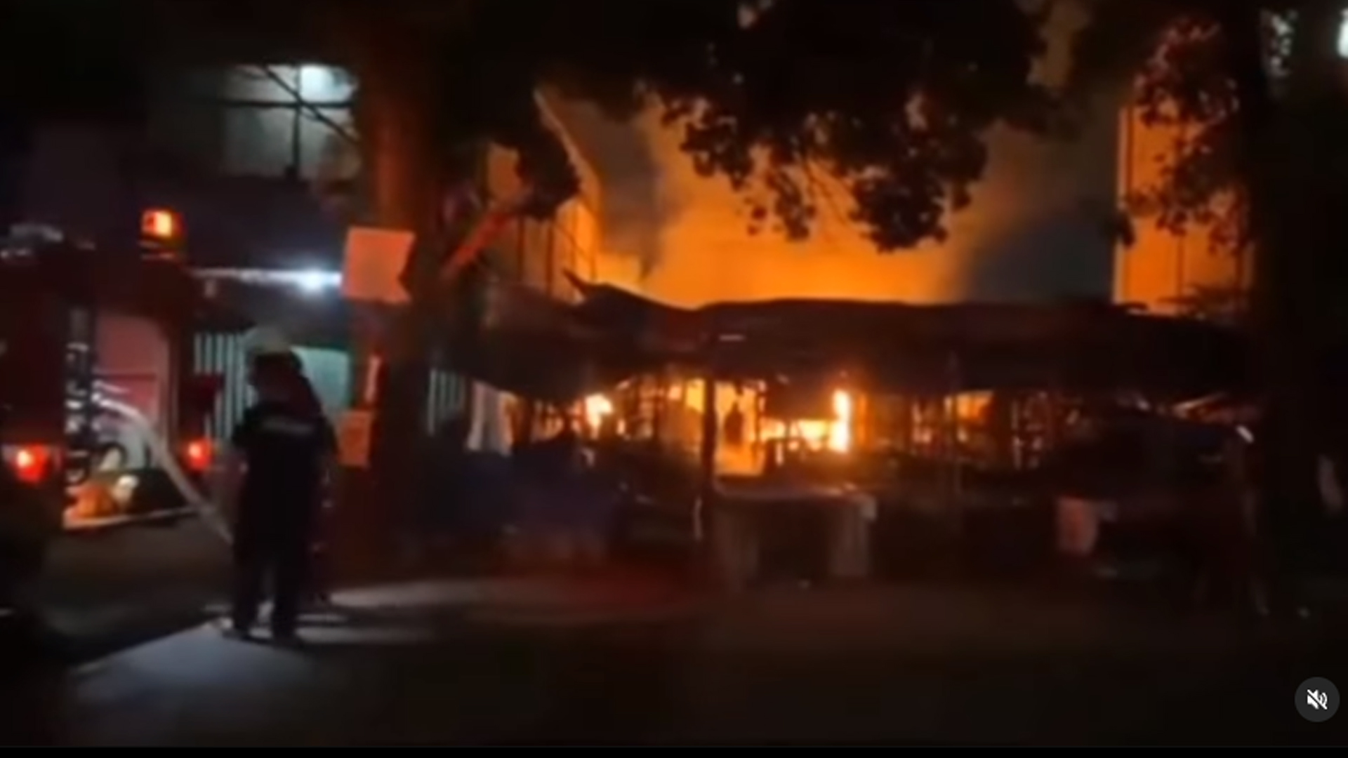 Pasar Tangor di Kulim Pekanbaru Terbakar, 6 Kios Jadi Abu