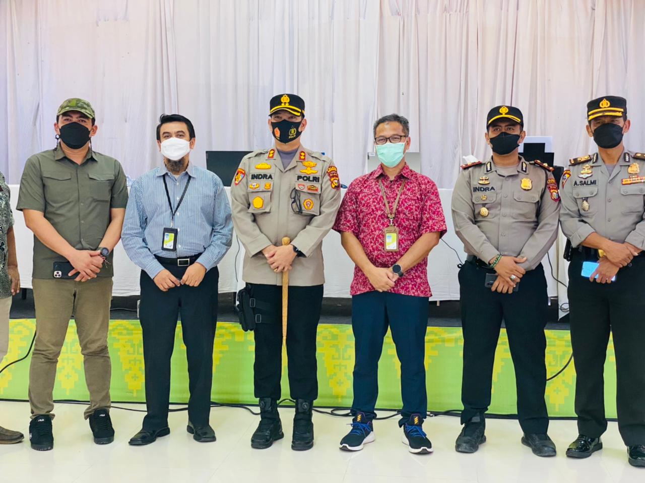 Kejar 1 Juta Penerima, Polres Bengkalis Tinjau Vaksinasi Massal di Camp PHR