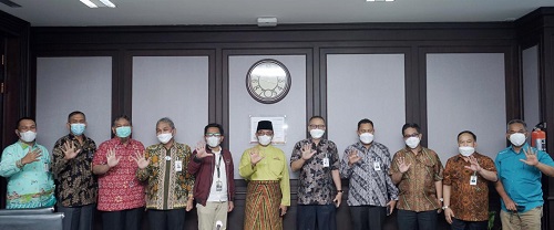 Pemkab Inhil Lakukan Kunjungan ke PT Bank Riau Kepri Pekanbaru