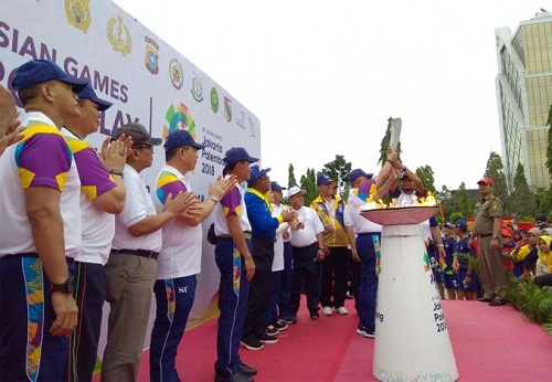 Gubri Berharap Api Obor Asian Games Memotivasi Semangat Berolahraga 
