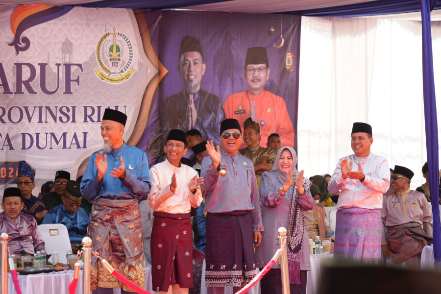 Kuansing Turunkan 3 Ribu Peserta Pawai Taaruf MTQ Ke XLII Provinsi Riau di Dumai
