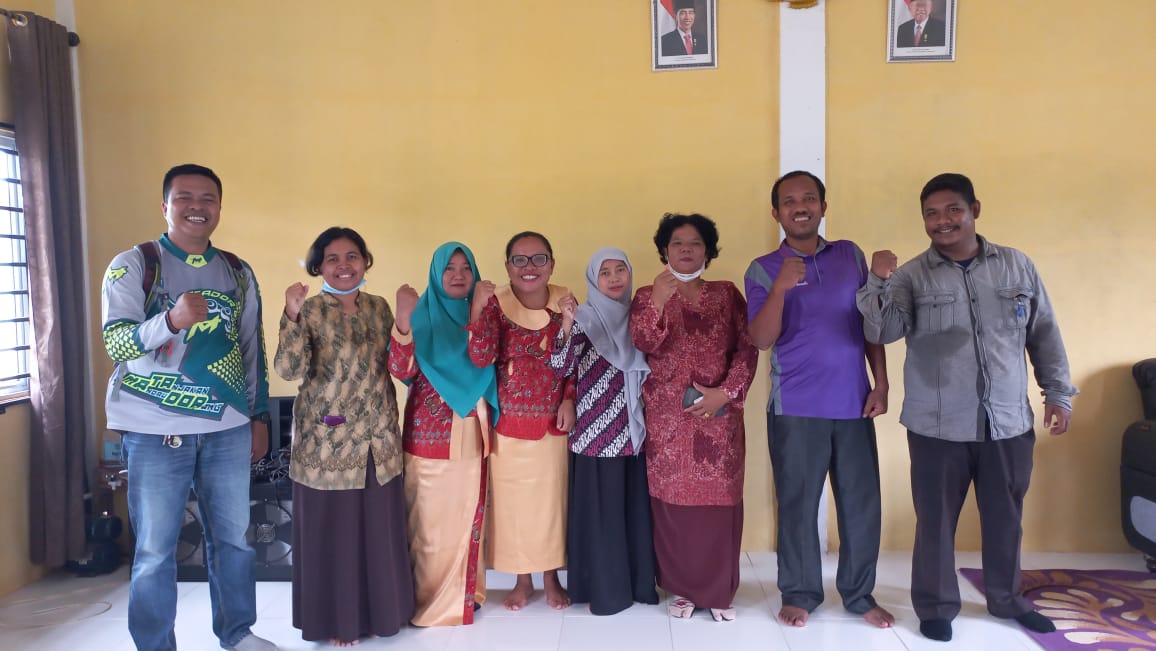 Guru SDN 16 Dusun III Jaya Makmur Apresiasi Satgas TMMD Kodim Bengkalis