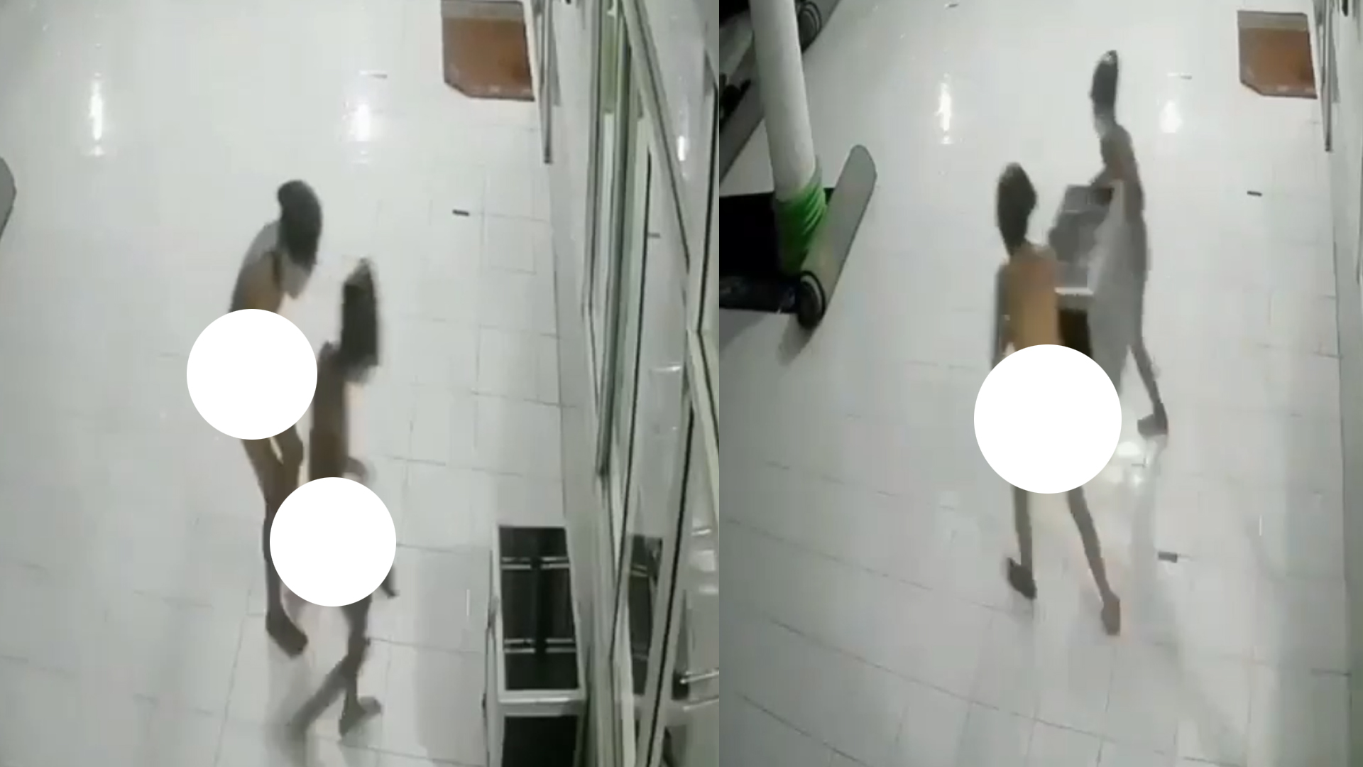 Terekam CCTV, Dua Pria Tanpa Busana Curi Kotak Amal Masjid di Depan Kantor Bupati solok
