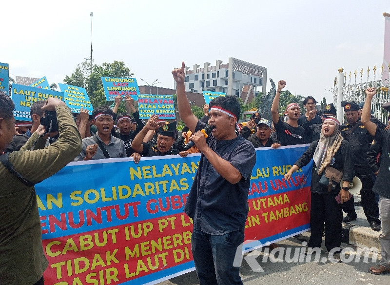 Nelayan Pulau Rupat Desak Gubernur Riau Cabut Izin Tambang Pasir Laut PT LMU