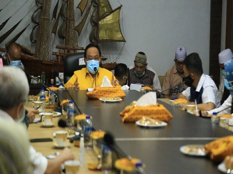 Bupati Inhil dan Satgas Penanganan Covid-19 Bahas SE Gubernur Soal PSBK