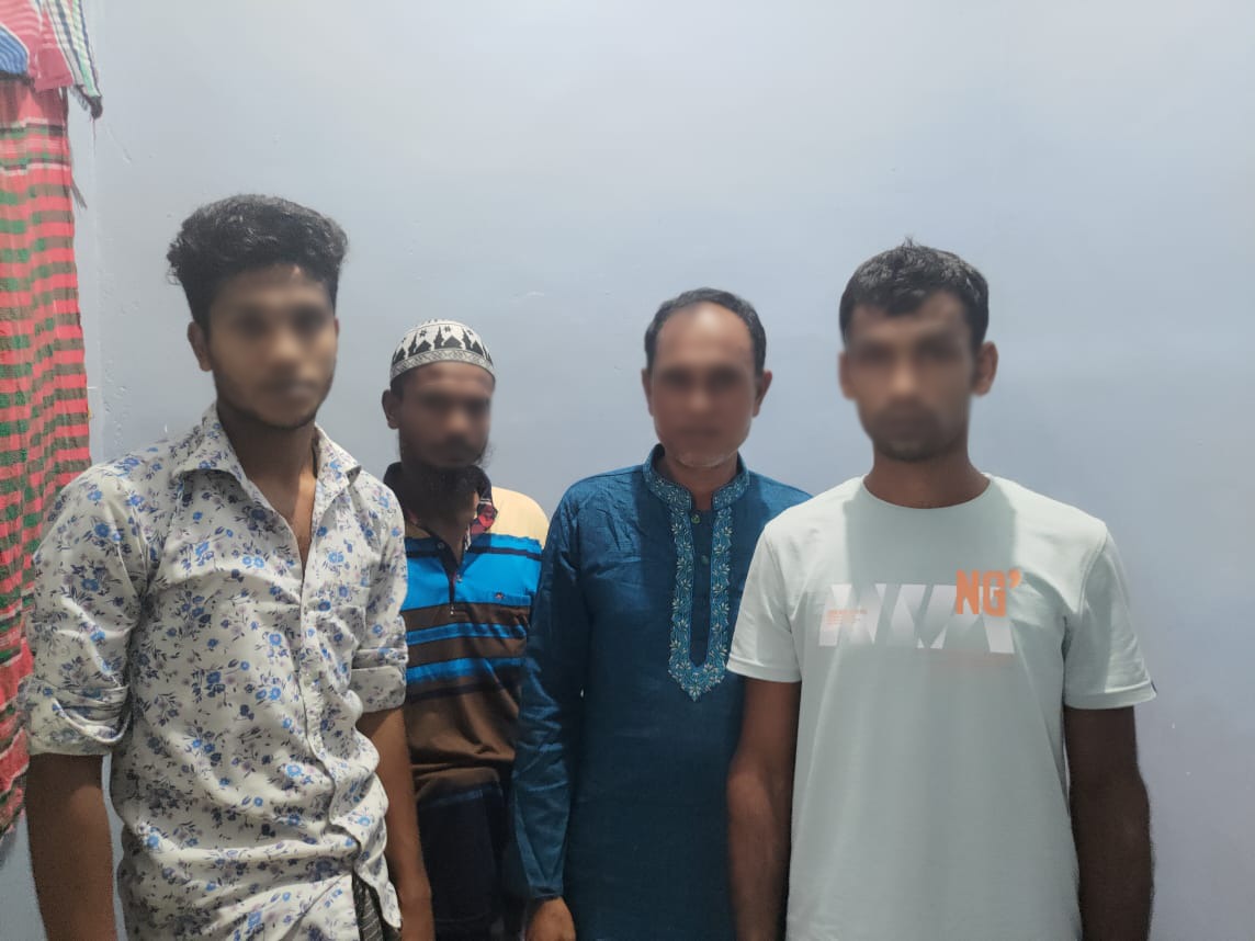 Masuk Indonesia Secara Ilegal, 4 Warga Bangladesh Ditahan di Selatpanjang