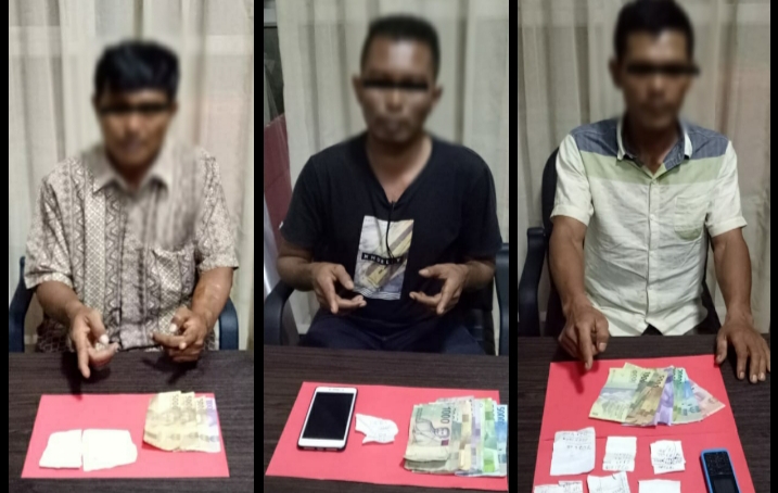 Asyik Jual Togel di Kedai Kopi, 3 Warga Selatpanjang Diringkus Polres Meranti
