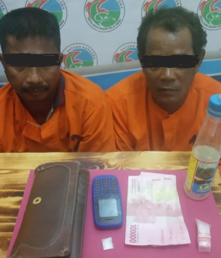 2 Pengedar Sabu di Pangkalan Kuras Pelalawan Dibekuk Polisi