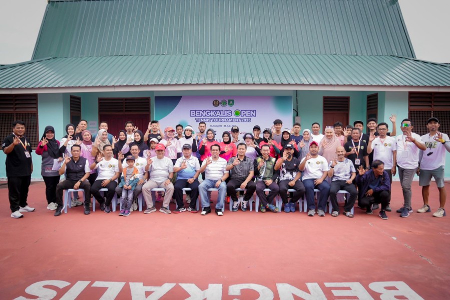 Bengkalis Gelar Turnamen Tenis Pemula, Upaya Cetak Atlet Berprestasi Dimulai